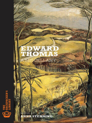 cover image of Edward Thomas
